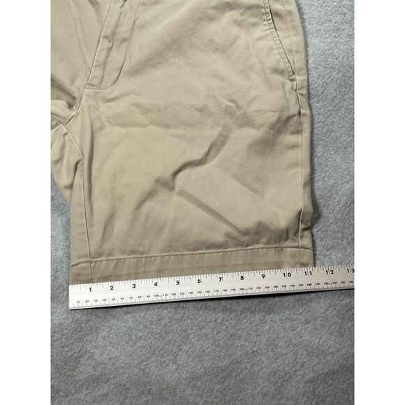 Polo Ralph Lauren Shorts Mens W36 Chino Khaki Beige Flat Front Slash Pocket Golf - Picture 9 of 12